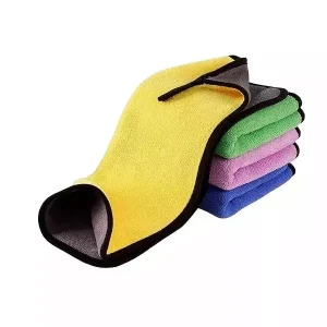 POWERWASH 40X60 cm 500 GSM Microfiber Cloth (Pack of 4)