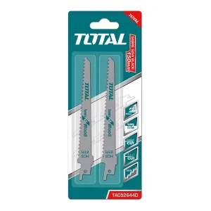 Total TAC52644D 150 X 19 X 1.25 mm Reciprocating Saw Blade For Wood (Set of 2)