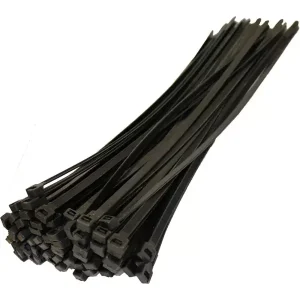 IBCab Self Locking Black Nylon Cable Tie, Size 300×4.8 mm (Pack of 100)