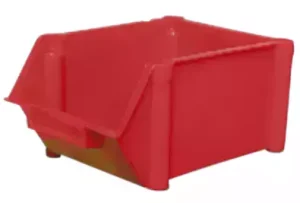 ARISTO Plastic FPO Storage Bin Red 205x165x105 mm, CRATE-20