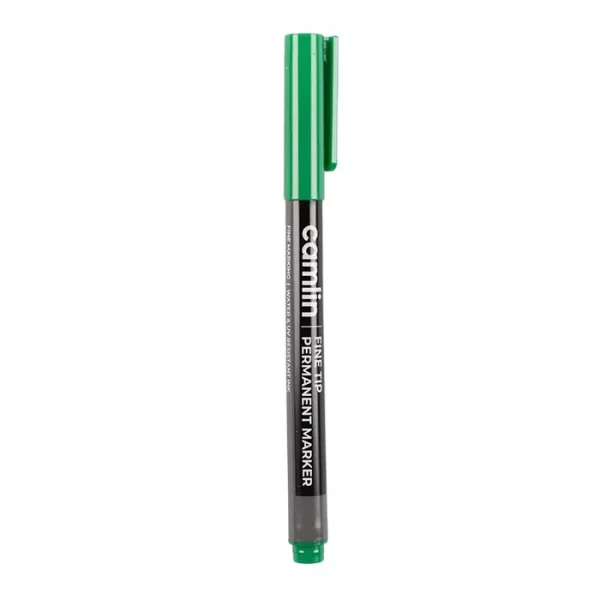 Camlin Fine Tip Permanent Marker Blue, 7289018 (Set of 10 Pcs)