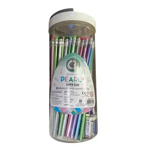 Doms HB Eraser Tipped Graphite Pencils 100 Pcs Box with Free Erasers, Multi Color