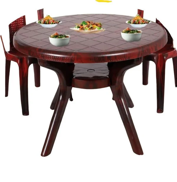 AAMROSE Plastic 4 Seater Dining Table