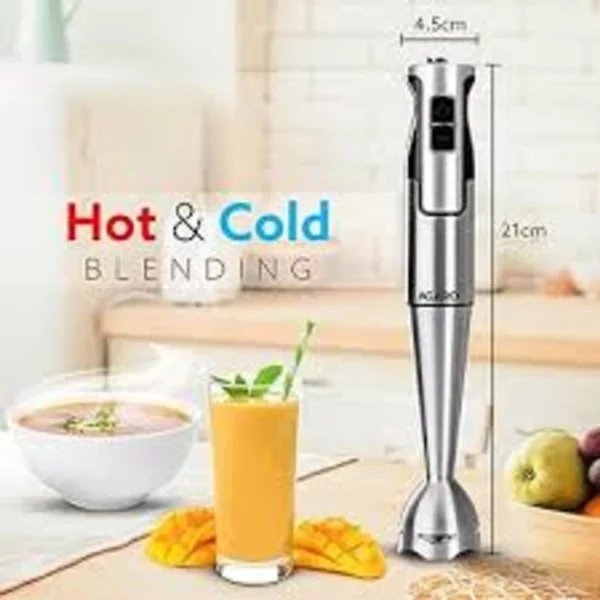 AGARO 600 W Silver Hand Blender