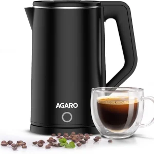 AGARO Elegant Electric Kettle, Cool Touch Double Layered Kettle, Electric Kettle