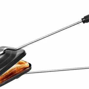 AKHAND SALES Non-Stick Aluminium Mini Gas Toaster | Bread Grill Sandwich/Burger/Samosa Maker Toast Toast Sandwich Maker