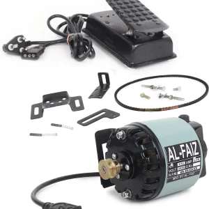Al-Faiz pro Industrial Sewing Machine Motor 1/12 HP And Heavy Controller(Copper Winding) Electric Sewing Machine