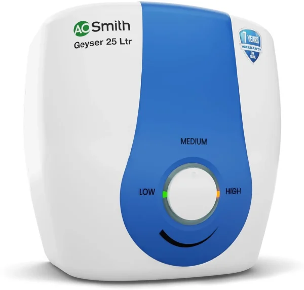 AO Smith SDS-GREEN-025 25 L Storage Water Geyser | 2kW | Vertical | Designed for high rise buildings with 8 bar pressure rating | Longer life in...