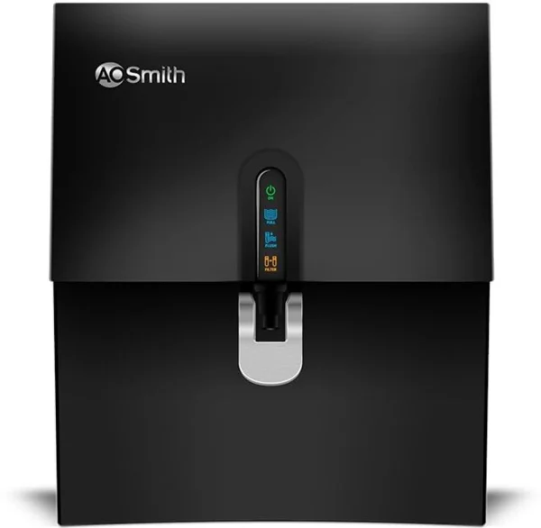 AO Smith Z5+ 5 L RO + UV Water Purifier | Copper + Alkaline Water | 9000L Water Saving | Suitable for Borewell, Tanker water