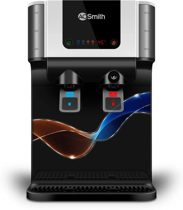 AO Smith Z9 Pro 10 L RO + Minerals Water Purifier | Hot + Normal Water| Baby-Safe Water with 8 Stage Purification| One Touch Dispensing| Wall Mount...