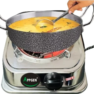 APPGEN 1250 W Induction Cooktop Push Button