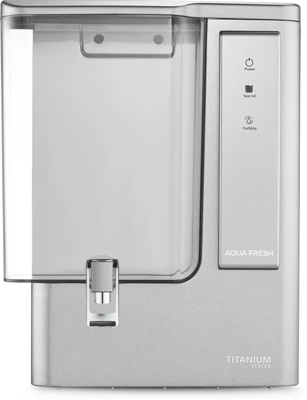 Aqua Fresh Titanium Series 1 Years Warranty India 1st BIS (IS 16240 :2023) CM/L8100159306 8 L RO + UV + UF + Copper + Alkaline + TDS Control Water...