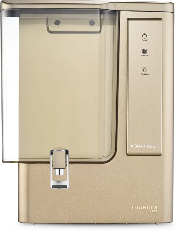 Aqua Fresh Titanium Series 1 Years Warranty India 1st BIS (IS 16240 :2023) CM/L8100159306 8 L RO + UV + UF + Copper + Alkaline + TDS Control Water...