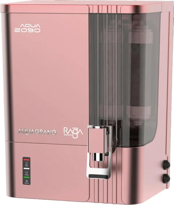 Aquagrand 2090 RAGA Model SMART LED Display Premium Water Purifier For Home and office 10 L RO + UV + UF + TDS Control Water Purifier
