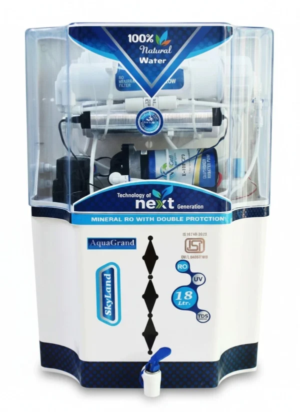 Aquagrand SkyLand 18 Ltr RO + UV + UF + TDS Water Purifier 18 L RO + UV + UF + TDS Control Water Purifier