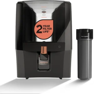 Aquaguard ENRICH AURA RO+UV+2X 7 L RO + UV + Copper Water Purifier Needs No Service for 2 Years (Filters included in Promise) | 8-Stage…