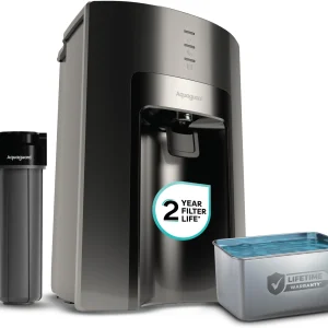 Aquaguard Sure Delight Aquasaver RO+UV+UF+MC SS 2X 5 L RO + UV + UF Water Purifier Stainless-steel Tank 2-year filter life Mega Sediment filter…