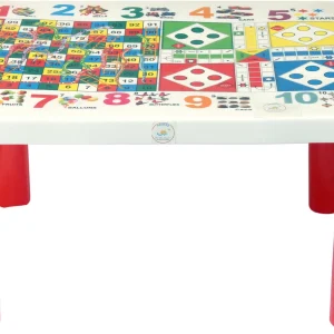ARISERS Ludo Table | ludo and snake ladder game table | Kids Table Plastic Study Table