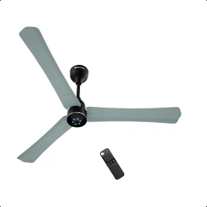 Atomberg Renesa Halo Smart|Voice Controlled|High Air Flow|Low Noise|LED Speed Indicator with 3 Year Warranty BLDC Motor with Remote 1200 mm Ceiling…