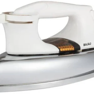 BAJAJ 1.5 Kg ~ 3.30 lbs Heavy Weight 1000w Dry Iron with Coated Soleplate 1000 W Dry Iron