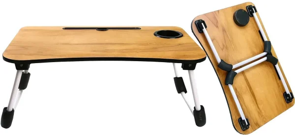 BK SALES wood table Wood Portable Laptop Table