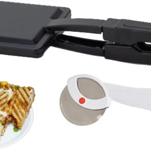 BLLUEX Hand Toaster, Gas Toaster, Grill with Pizza Cutter Toast, Grill, Open Grill