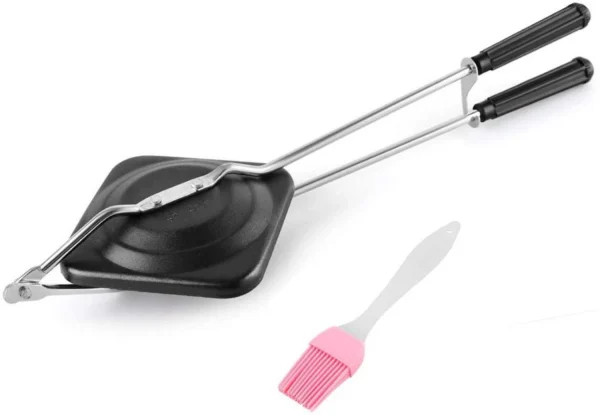 Brittneymart Plain Toaster with Silicone Brush Toast Sandwich Maker