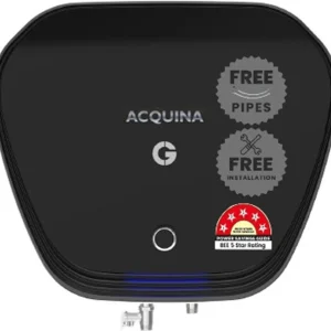 CG ACQUINA 15 L Storage Water Geyser | 5 Star BEE Energy Rating | Glassline Tanked | with Free Pipes and Free Installation