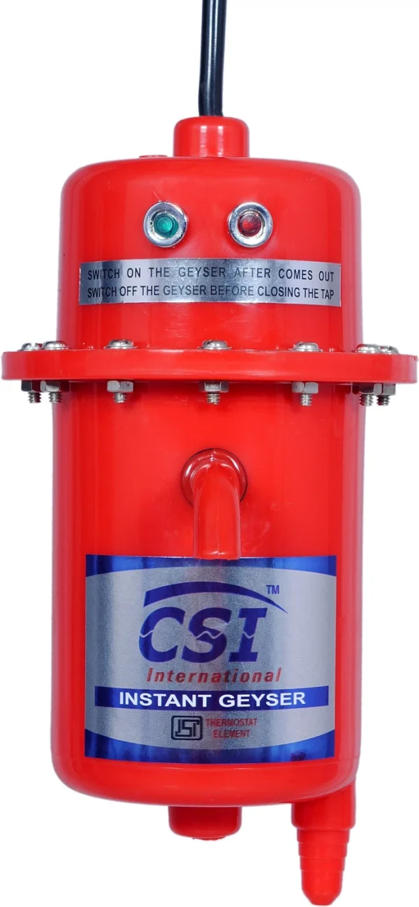 CSI INTERNATIONAL 1 L Instant Water Geyser (Instant Water Geyser, Water Heater, Portable Water Heater, Geysers Made of First Class Plastic, 3kw...