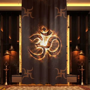 DECOMIZER 153 cm (5 ft) Window Polyester Room Darkening Curtain Single Curtain