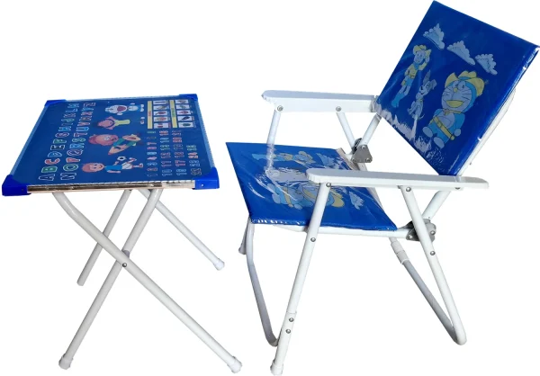 DEMARK Kids Study Table & Chair for 2-12 Years | Pre-Assembled Modern & Attractive Metal Desk Chair