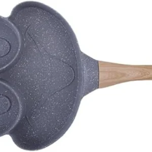 DIKPULGROUP 2 Holes Frying Pan Waffle
