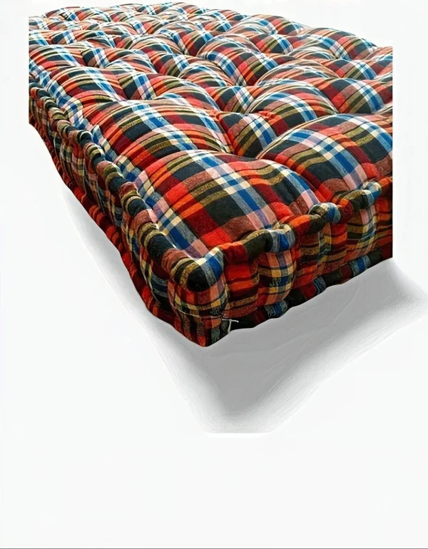 DUROKING HEAVY BORDER 5 inch Single Cotton Mattress