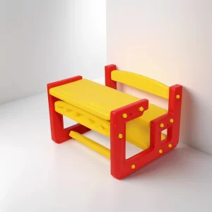 Ehomekart Playgro School Activity Study Desk For Kids-Dual Seater Plastic Study Table