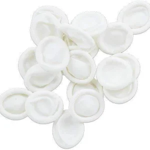 electro SKY Anti-Static (ESD Safe) Chlorinated Reusable Disposable Latex Finger Cots Thick, White -(Pack of 100 Pieces) 0 L Compact Refrigerator