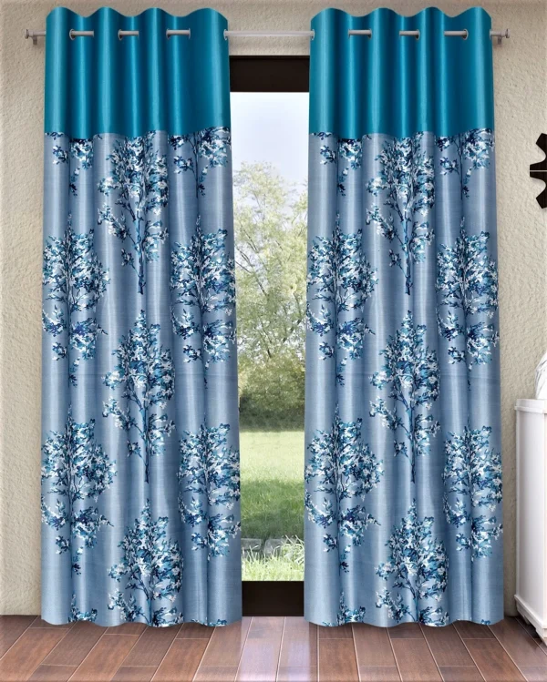 Fashion String 153 cm (5 ft) Window Polyester Semi Transparent Curtain (Pack Of 2)