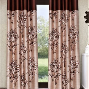 Fashion String 153 cm (5 ft) Window Polyester Semi Transparent Curtain (Pack Of 2)