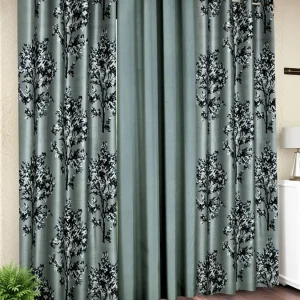 Fashion String 153 cm (5 ft) Window Polyester Semi Transparent Curtain (Pack Of 3)