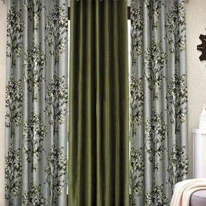 Fashion String 213 cm (7 ft) Door Polyester Semi Transparent Curtain (Pack Of 3)