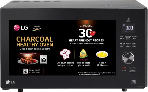 Flipkart.com | LG 28 L Diet Fry and with 360 Degree Motorised Rotisserie for crispy and tasty bar-be-que recipes, Charcoal Convection Microwave...