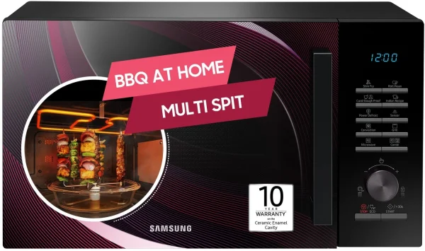 Flipkart.com | Samsung 28 L Sensor Cook, Multi Spit, Slim Fry, A Perfect Gift With 10 Yr Warranty Convection Microwave Oven - Convection