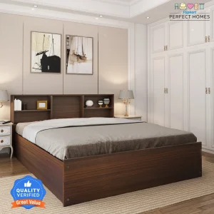 Flipkart Perfect Homes Opus Engineered Wood King Box Bed, 212.8 cm x 192.7 cm (6.98 ft x 6.32 ft)