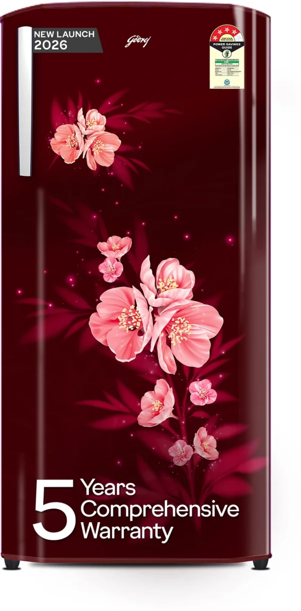 Godrej 180 L Direct Cool Single Door 4 Star Refrigerator with Large Vegetable Tray And 2.25 L Bottle Space