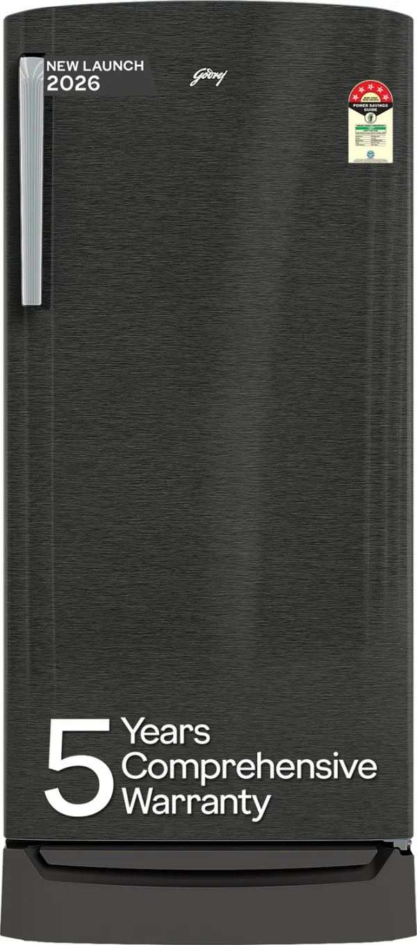 Godrej 194 L Direct Cool Single Door 5 Star Refrigerator with Base Drawer with Turbo Cooling Technology With Energy Efficient Inverter Compressor
