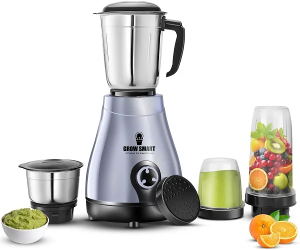 Growsmart With Copper Powertron Motor Vent-x Technology 750 W Juicer Mixer Grinder