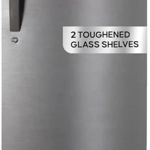 Haier 190 L Direct Cool Double Door 5 Star Refrigerator with Toughned Glass ShelfLarge Vegetable Box