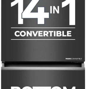 Haier 325 L Frost Free Double Door 3 Star Convertible Refrigerator with 3-Star 14 In 1 Convertible Modes, 1 Hour Icing Technology, Digital Control…