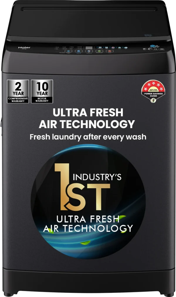 Haier 6.5 kg Fully Automatic Top Load Washing Machine Grey