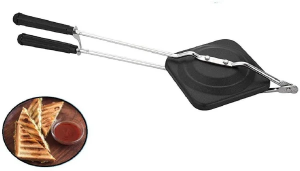 Hand Care SUTYA_5 Non-Stick Aluminium Mini Gas Toaster | Bread Grill Sandwich/Burger/Samosa Maker Toast Toast Sandwich Maker