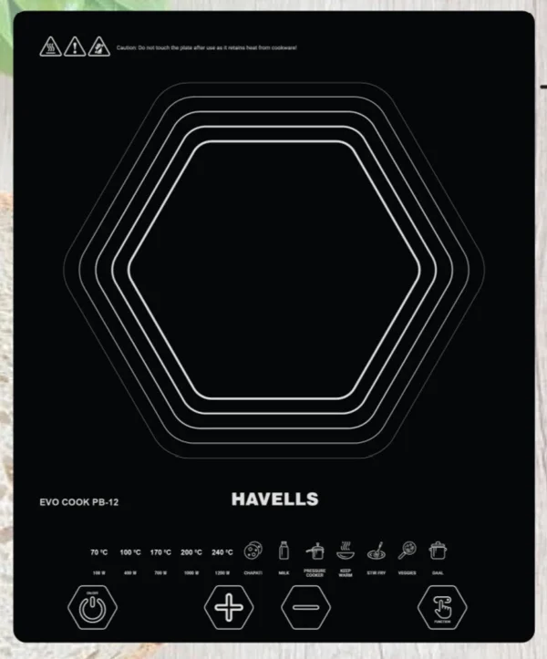 HAVELLS 1200 W Induction Cooktop Push Button